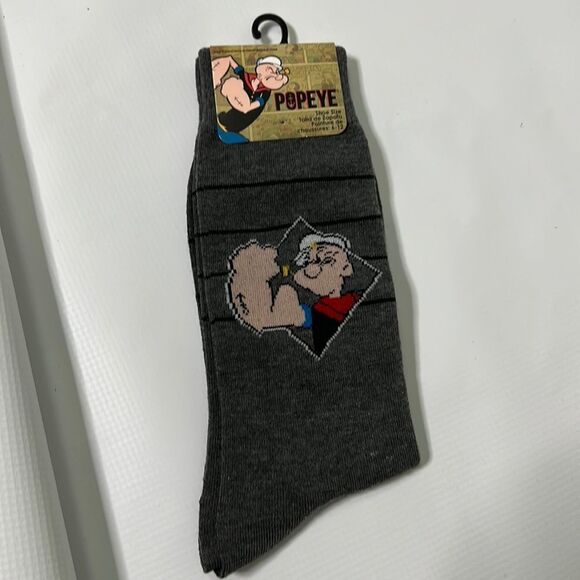 CENTRIC NWT POPEYE NOVELTY SOCKS SIZE 6-12 - Picture 1 of 5
